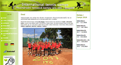 Desktop Screenshot of internationaltenniscamps.com