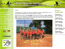 Tablet Screenshot of internationaltenniscamps.com